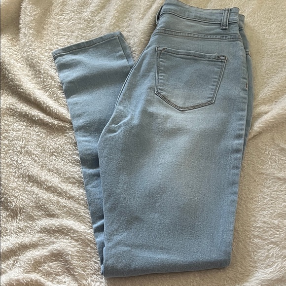 Fashion Nova Denim - Fashion Nova Sky Blue High Waisted Jeans